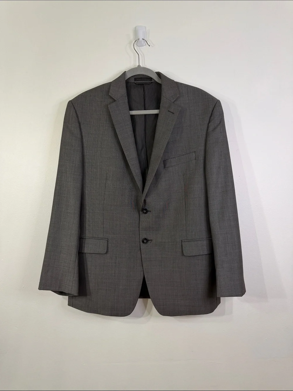 Calvin Klein Men’s Slim Fit Wool Suit Jacket